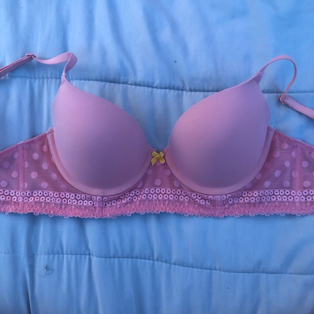 Pink Lace Bra